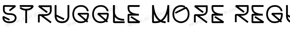 Struggle More Regula字体转换